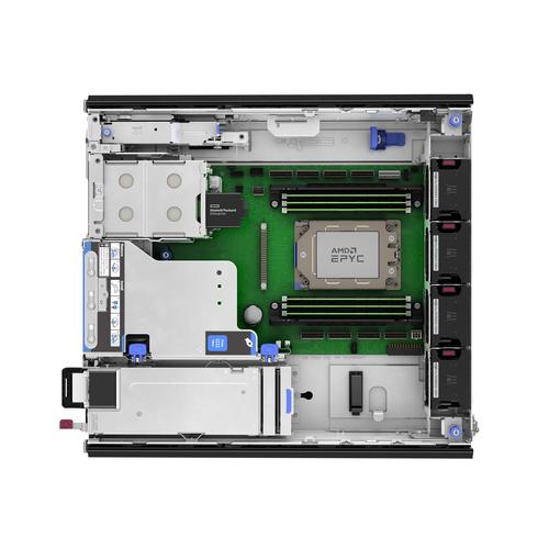 HPE ProLiant DL145 Gen11 8124P 2.45GHz 16c 1P 2x32GB-R 2SFF NS204i-u 2x1000W PS EMEA server 0 GB Rack (2U) AMD EPYC 2,45 GHz 64 GB DDR5-SDRAM 1000 W - Image 4