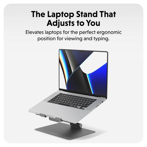 HYPER HS1150GYGL laptopstandaard Grijs 40,6 cm (16") - Image 4