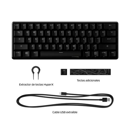 HyperX Alloy Origins 60 - mechanisch gamingtoetsenbord - HX Red (US-indeling) - Image 4