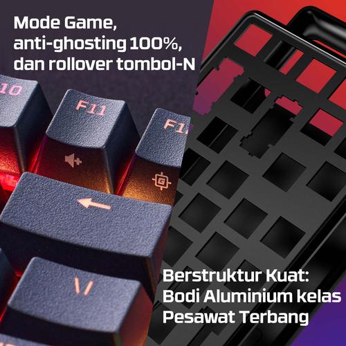 HyperX Alloy Origins Core - mechanisch gamingtoetsenbord - HX Red (US-indeling) - Image 8