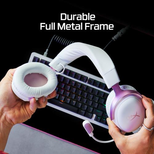 HyperX Cloud III - Gaming Headset (wit/roze) - Image 2