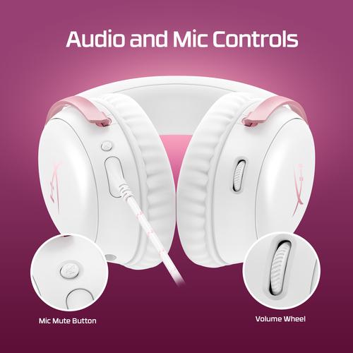 HyperX Cloud III - Gaming Headset (wit/roze) - Image 4