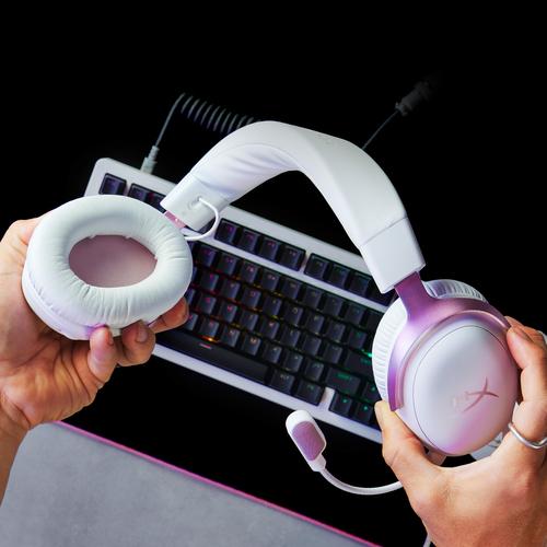 HyperX Cloud III - Gaming Headset (wit/roze) - Image 7