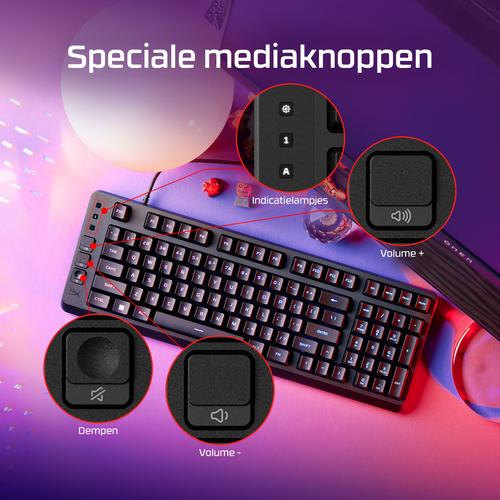 HyperX Eve 1800 - gamingtoetsenbord - Image 9
