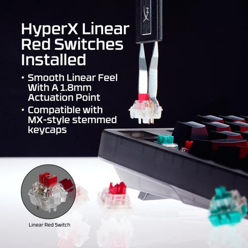 HyperX Origins 2 1800 toetsenbord Gamen USB Zwart - Image 3