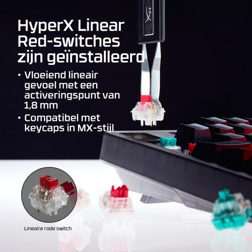 HyperX Origins 2 1800 toetsenbord Gamen USB Zwart - Image 5