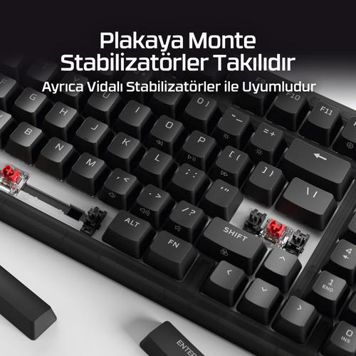 HyperX Origins 2 1800 toetsenbord Gamen USB Zwart - Image 9
