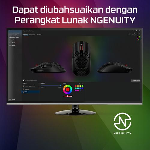 HyperX Pulsefire Haste - gamingmuis (zwart) - Image 5