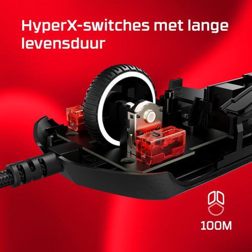 HyperX Pulsefire Haste 2 - gamingmuis (zwart) - Image 5
