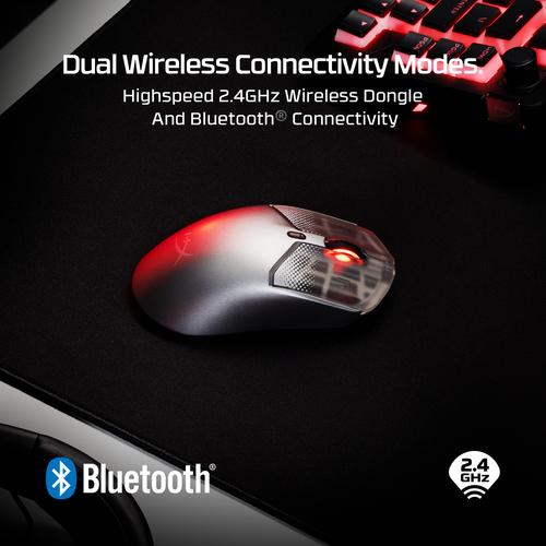 HyperX Pulsefire Haste 2 S Silver draadloze gamingmuis - Image 4