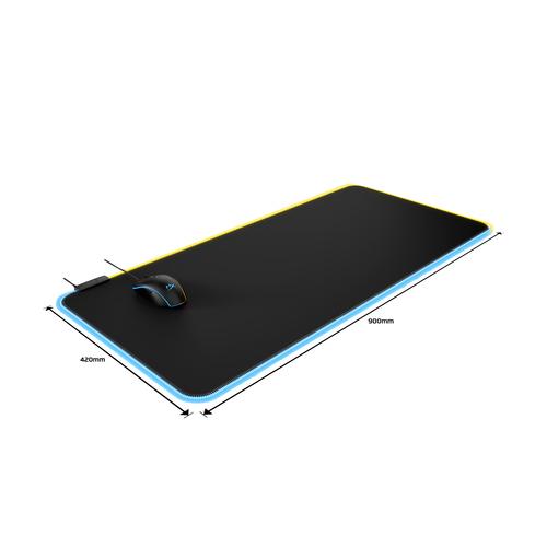 HyperX Pulsefire Mat - RGB-muismat voor gaming - stof (XL) - Image 4