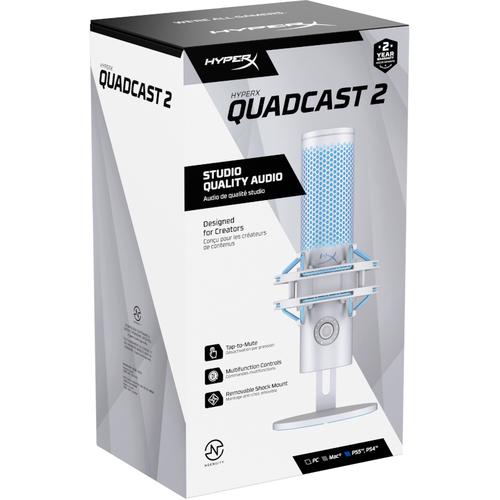 HyperX QuadCast 2 - USB-microfoon (Frost) - Image 3
