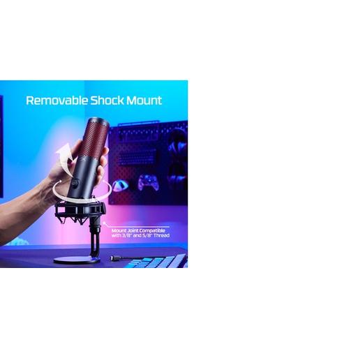 HyperX QuadCast 2 - USB-microfoon (zwart) - Image 2