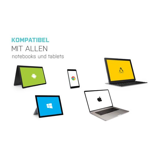i-tec CADUAL4KDOCK laptop dock & poortreplicator Bedraad USB 3.2 Gen 1 (3.1 Gen 1) Type-C Zwart, Turkoois - Image 8