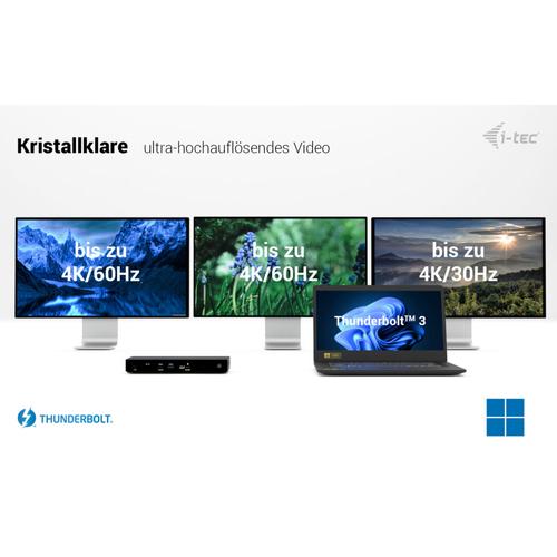 i-tec Thunderbolt4 Triple Display Docking Station + Power Delivery 96W - Image 10