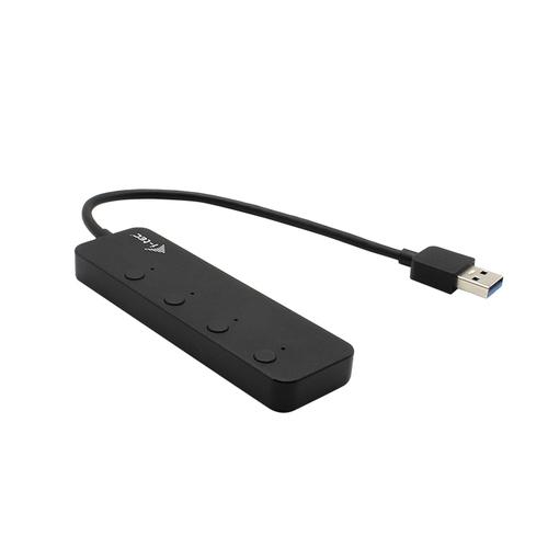 i-tec U3CHARGEHUB4 interface hub USB 3.2 Gen 1 (3.1 Gen 1) Type-A 5 Mbit/s Zwart - Image 2