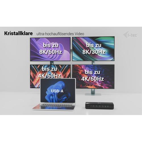 i-tec Universal 6x 4K/60Hz Display Docking Station + Power Delivery 140W - Image 9