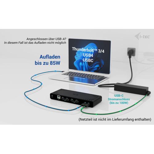 i-tec Universal Dual 4K Display Docking Station + Power Delivery 85W - Image 5