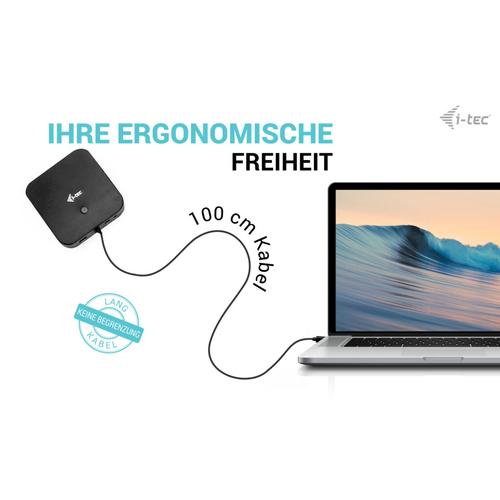 i-tec USB-C HDMI Dual DP Docking Station with Power Delivery 100 W - Image 10