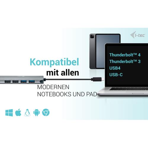 i-tec USB-C Metal Nano 2x Display Docking Station + Power Delivery 100 W - Image 4