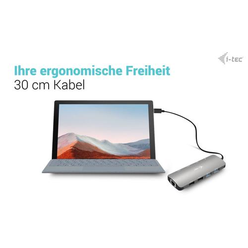 i-tec USB-C Metal Nano 2x Display Docking Station + Power Delivery 100 W - Image 7