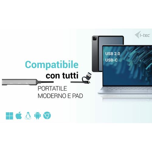 i-tec USB-C/USB-A Metal HUB 1x USB 3.0 + 3x USB 2.0 - Image 9