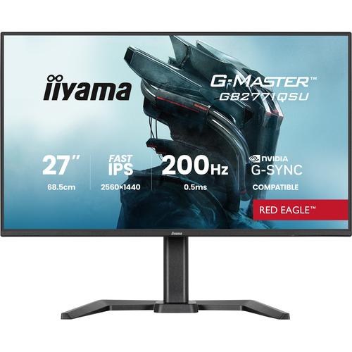 iiyama G-MASTER GB2771QSU-B1 computer monitor 68,6 cm (27") 2560 x 1440 Pixels Wide Quad HD Zwart - Image 1