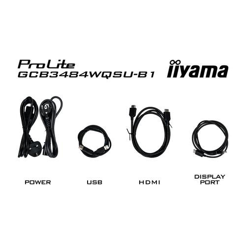 iiyama G-MASTER GCB3484WQSU-B1 computer monitor 86,4 cm (34") 3440 x 1440 Pixels UltraWide Quad HD LED Zwart - Image 2