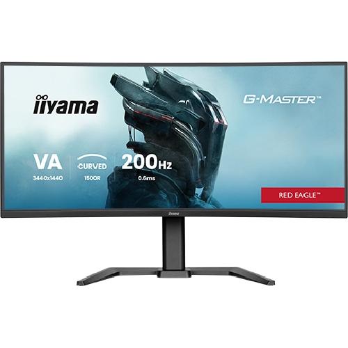 iiyama G-MASTER GCB3484WQSU-B2 34IN PRO-GAMING 0.4MS VA LCD 3440X144 computer monitor 86,4 cm (34") 3440 x 1440 Pixels UltraWide Quad HD Zwart - Image 1