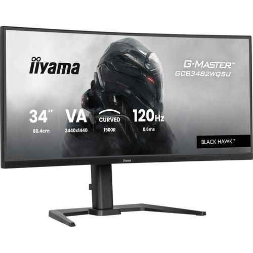 iiyama GCB3482WQSU-B1 computer monitor 86,4 cm (34") 3440 x 1440 Pixels UltraWide Quad HD LED Zwart - Image 1