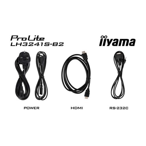 iiyama LH3241S-B2 beeldkrant Kiosk-ontwerp 80 cm (31.5") LED 350 cd/m² Full HD Zwart 24/7 - Image 9