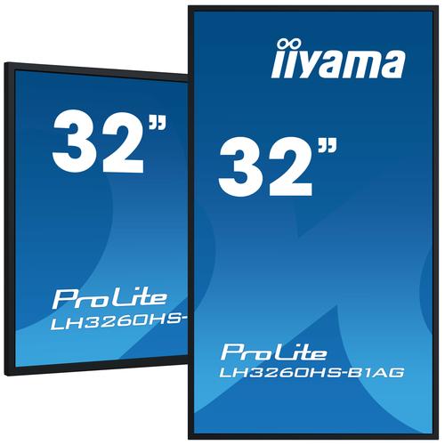 iiyama LH3260HS-B1AG beeldkrant Digitaal A-kaart 80 cm (31.5") LED Wifi 500 cd/m² Full HD Zwart Type processor Android 11 24/7 - Image 1