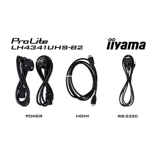 iiyama LH4341UHS-B2 beeldkrant 108 cm (42.5") LCD 500 cd/m² 4K Ultra HD Type processor Android 8.0 24/7 - Image 9