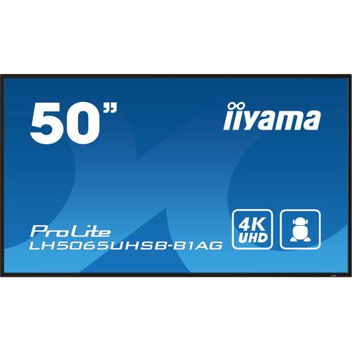 iiyama LH5065UHSB-B1AG beeldkrant Digitale signage flatscreen 125,7 cm (49.5") LCD Wifi 800 cd/m² 4K Ultra HD Zwart Type processor Android 11 24/7 - Image 10