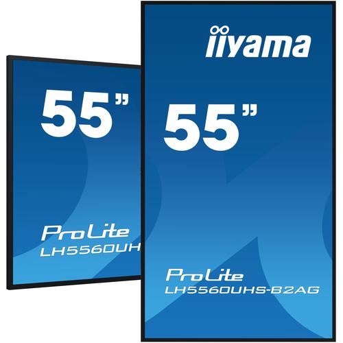 iiyama LH5560UHS-B2AG beeldkrant Digitaal A-kaart 138,7 cm (54.6") LED Wifi 500 cd/m² 4K Ultra HD Zwart Type processor Android 11 24/7 - Image 1