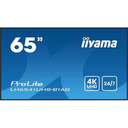 iiyama LH6541UHS-B1AG beeldkrant 163,8 cm (64.5") LCD 500 cd/m² 4K Ultra HD Zwart 24/7 - Image 7