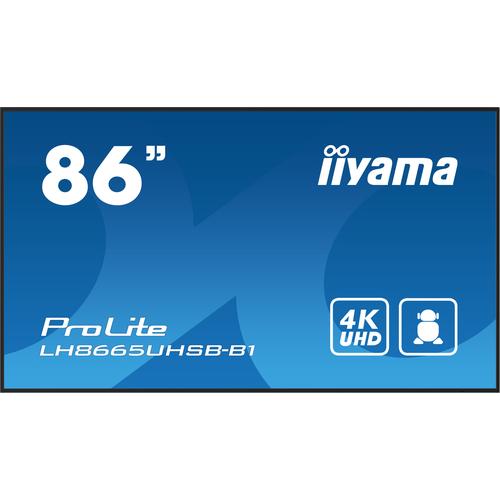 iiyama LH8665UHSB-B1 beeldkrant Kiosk-ontwerp 2,18 m (86") LED Wifi 800 cd/m² 4K Ultra HD Zwart Type processor Android 11 24/7 - Image 10
