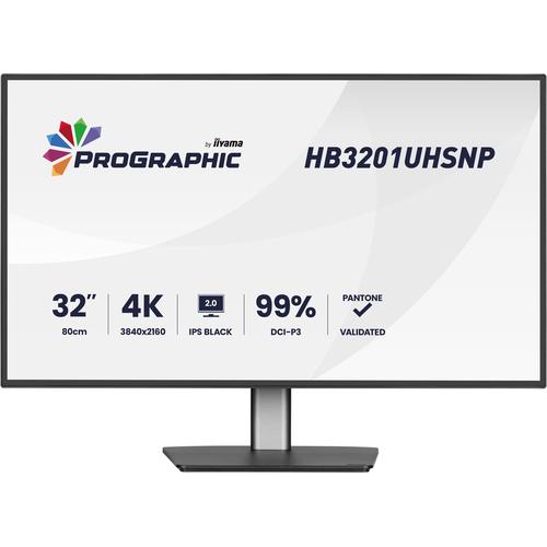 iiyama ProGraphic HB3201UHSNP-B1 computer monitor 80 cm (31.5") 3840 x 2160 Pixels 4K Ultra HD Zwart - Image 1