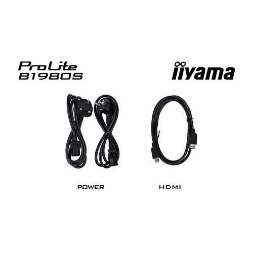iiyama ProLite B1980S-B1 computer monitor 48,3 cm (19") 1280 x 1024 Pixels VGA LED Zwart - Image 4