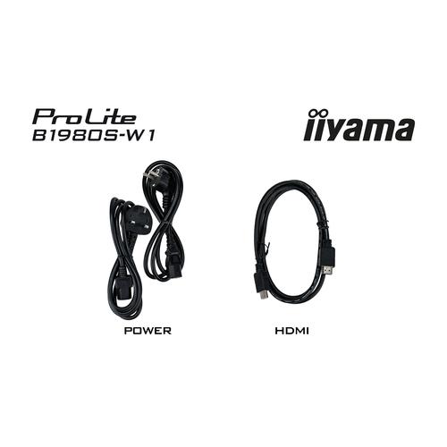 iiyama ProLite B1980S-W1 computer monitor 48,3 cm (19") 1280 x 1024 Pixels SVGA LED Wit - Image 7