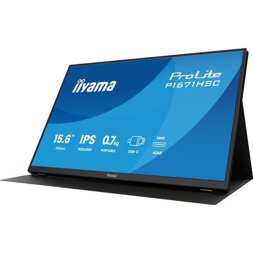 iiyama ProLite P1671HSC-B1 computer monitor 39,6 cm (15.6") 1920 x 1080 Pixels Full HD LED Zwart - Image 9