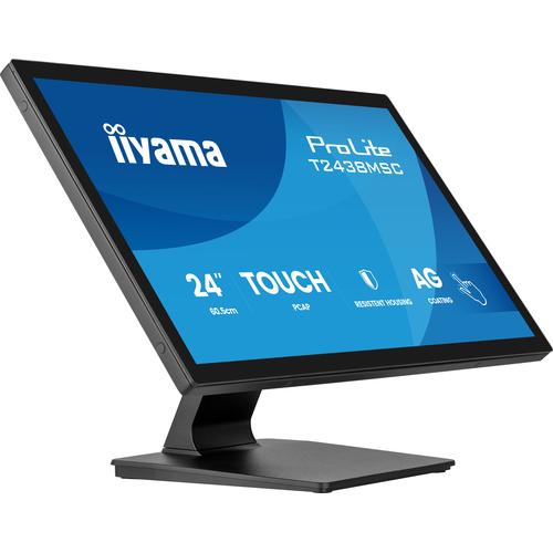 iiyama ProLite T2438MSC-B2 computer monitor 60,5 cm (23.8") 1920 x 1080 Pixels Full HD LED Touchscreen Zwart - Image 1