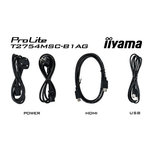 iiyama ProLite T2754MSC-B1AG computer monitor 68,6 cm (27") 1920 x 1080 Pixels Full HD LED Touchscreen Multi-gebruiker Zwart - Image 5