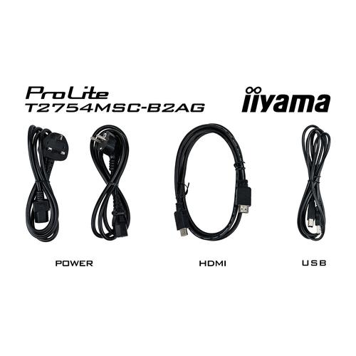iiyama ProLite T2754MSC-B2AG computer monitor 68,6 cm (27") 1920 x 1080 Pixels Full HD LED Touchscreen Multi-gebruiker Zwart - Image 9