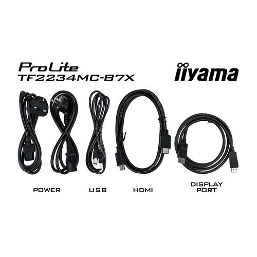 iiyama ProLite TF2234MC-B7X computer monitor 54,6 cm (21.5") 1920 x 1080 Pixels Full HD LED Touchscreen Multi-gebruiker Zwart - Image 3