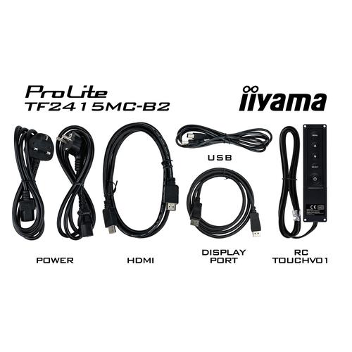 iiyama ProLite TF2415MC-B2 computer monitor 60,5 cm (23.8") 1920 x 1080 Pixels Full HD LED Touchscreen Multi-gebruiker Zwart - Image 4