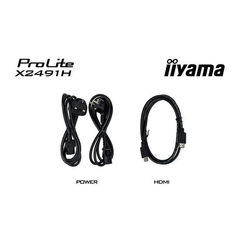 iiyama ProLite X2491H-B1 computer monitor 60,5 cm (23.8") 1920 x 1080 Pixels Full HD LCD Zwart - Image 9