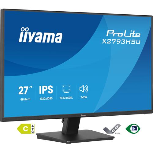 iiyama ProLite X2793HSU-B1 computer monitor 68,6 cm (27") 1920 x 1080 Pixels Full HD LED Zwart - Image 1