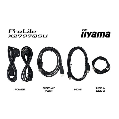 iiyama ProLite X2797QSU-B1 computer monitor 68,6 cm (27") 2560 x 1440 Pixels Quad HD LED Zwart - Image 4