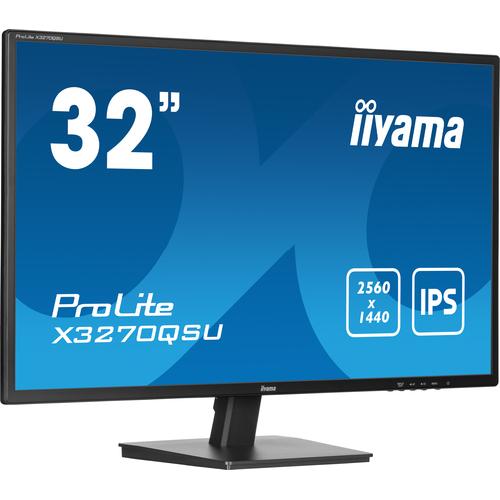 iiyama ProLite X3270QSU-B1 computer monitor 80 cm (31.5") 2560 x 1440 Pixels Wide Quad HD LED Zwart - Image 1